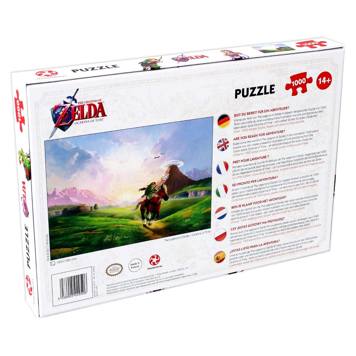 Zelda Nintendo Ocarina of Time Puzzle (1000 Pieces) : Amazon